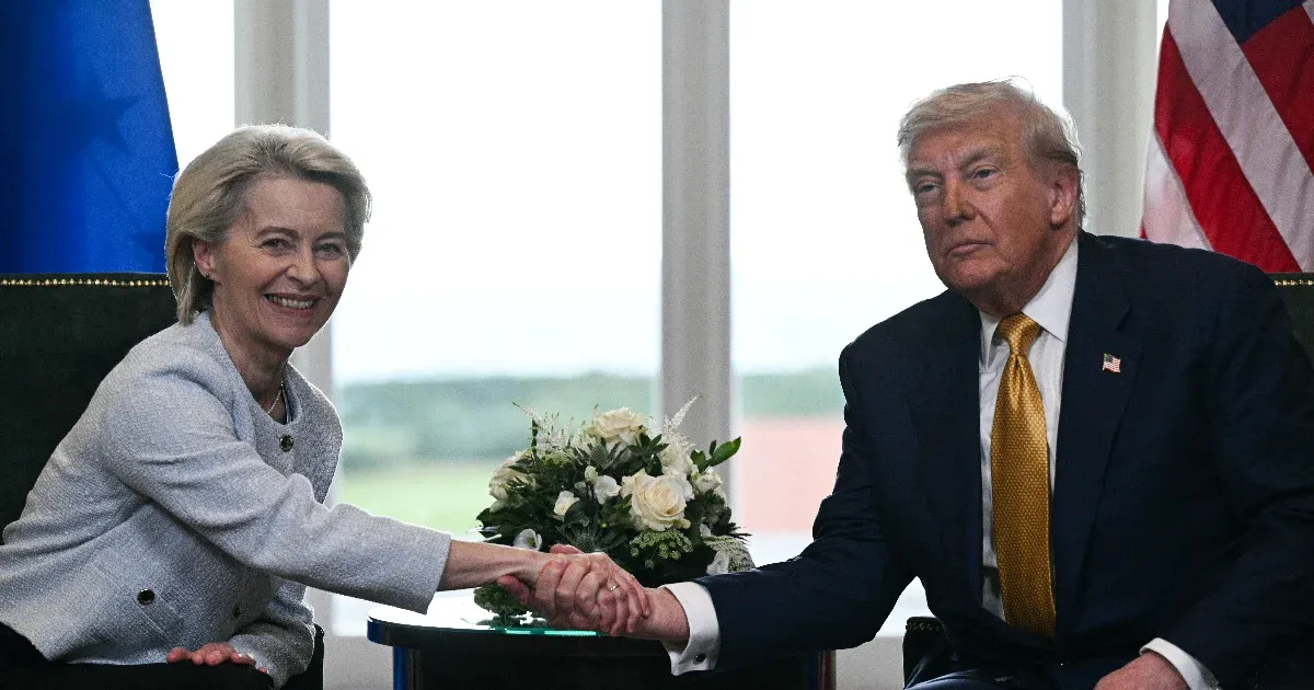 Von der Leyen véleménye szerint Moszkva és Peking lenne az egyetlen hely, ahol örömmel fogadnák, ha az EU nem jutna dűlőre Trumppal a vámokkal kapcsolatban.