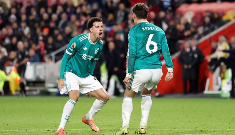 Kerkez Milos végre megszerezte első gólját a Liverpool színeiben.