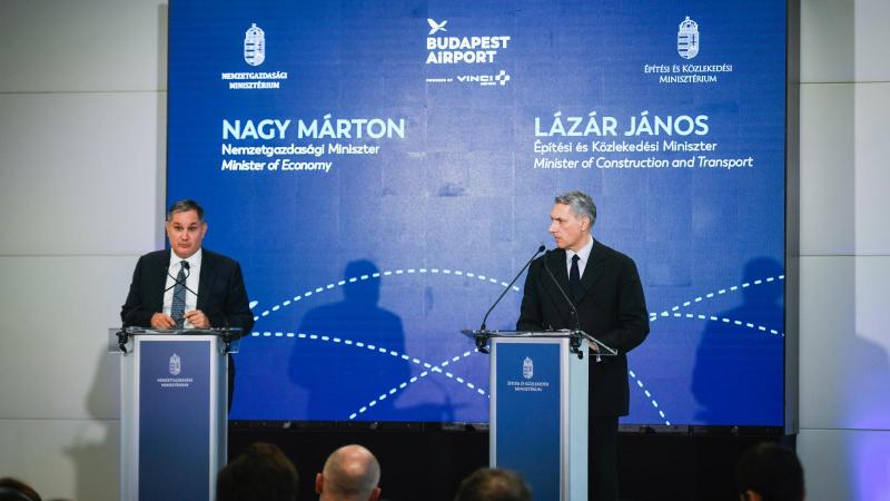 1 milliárd euró értékű beruházás révén valósulna meg a gyorsvasúti kapcsolat Ferihegy repülőtér és a város között.
